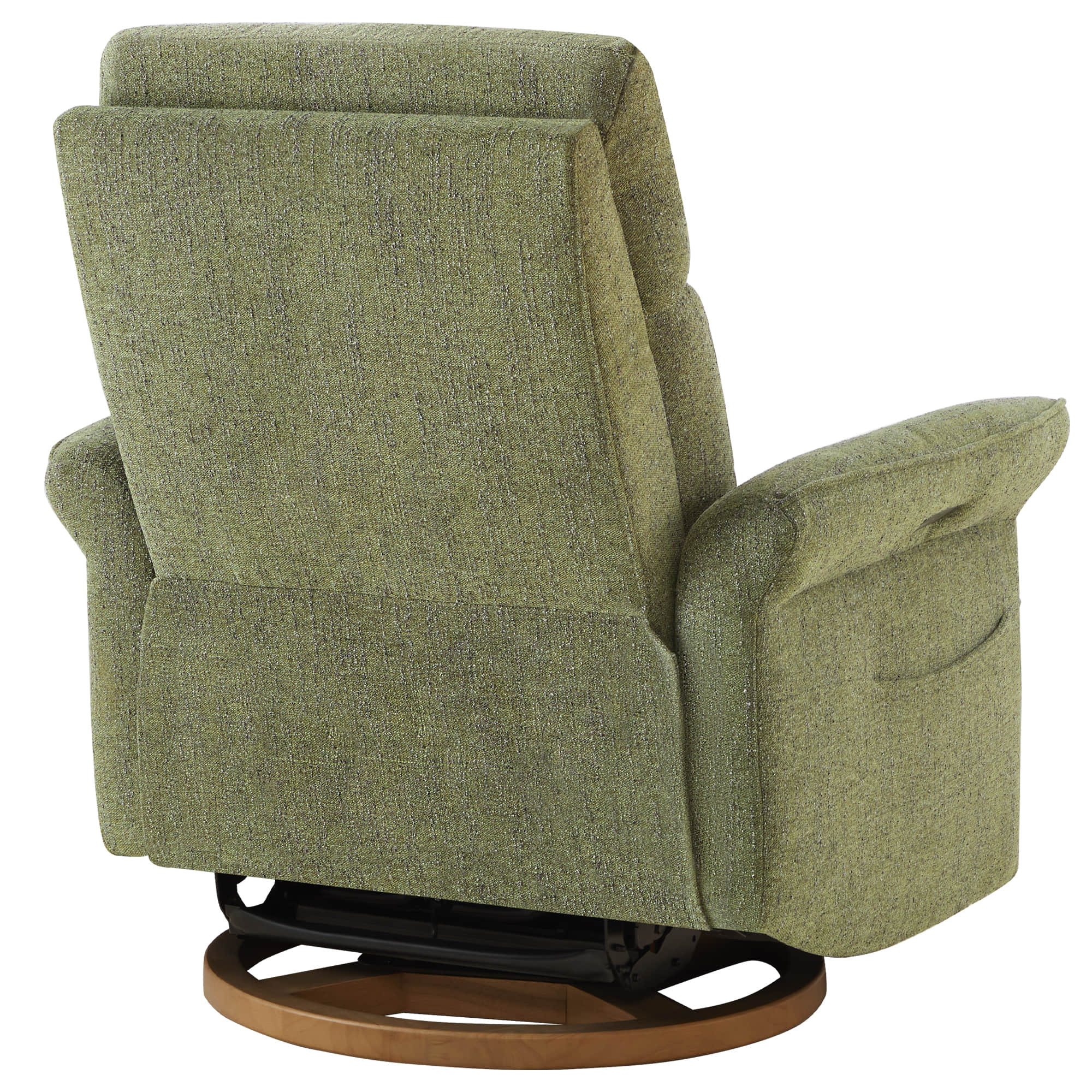 Vinca Modern Power Swivel Glider Recliner with Power Lumbar & Headrest - Image 52
