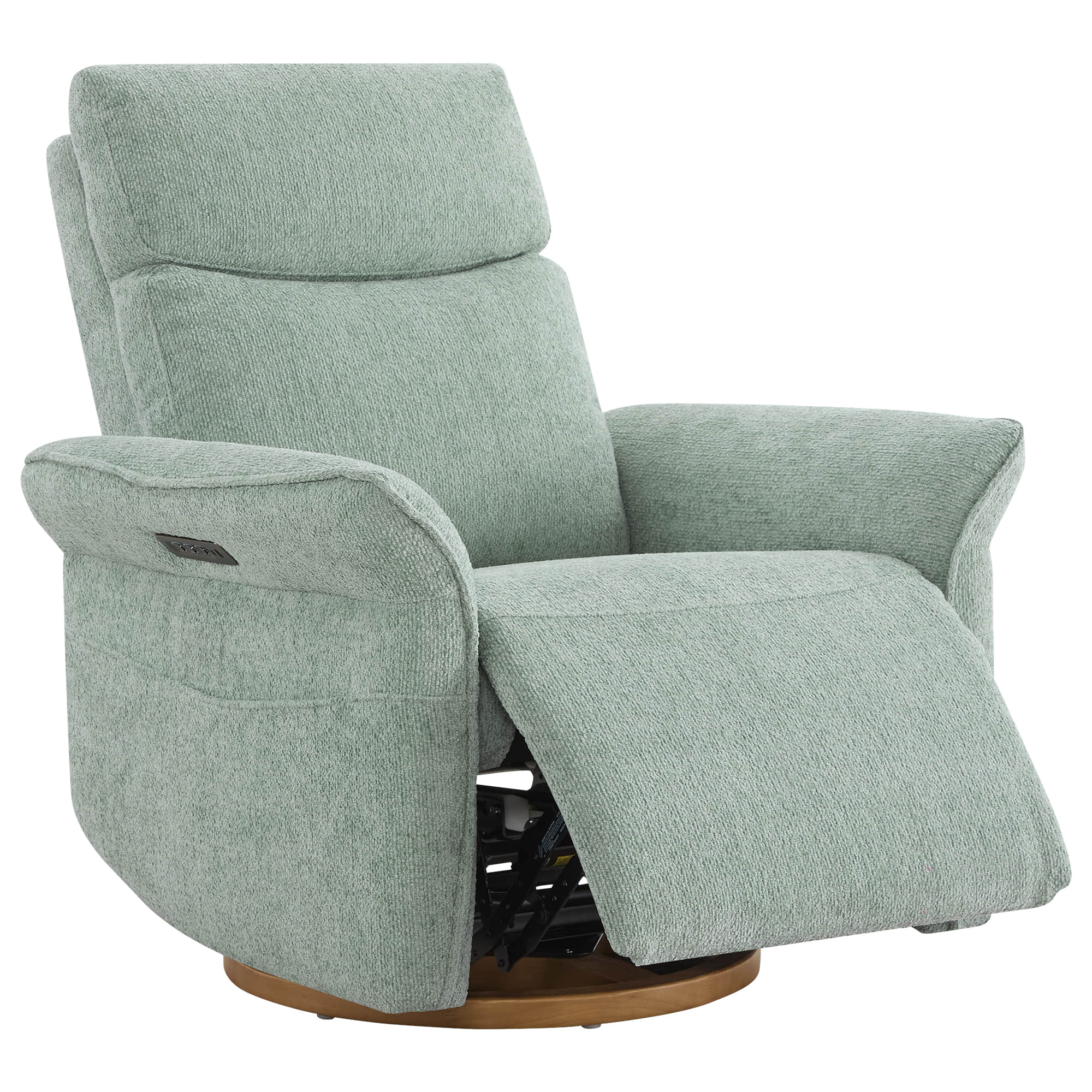 Vinca Power Swivel Nursery Glider Recliner with Power Lumbar & Headrest - Image 104