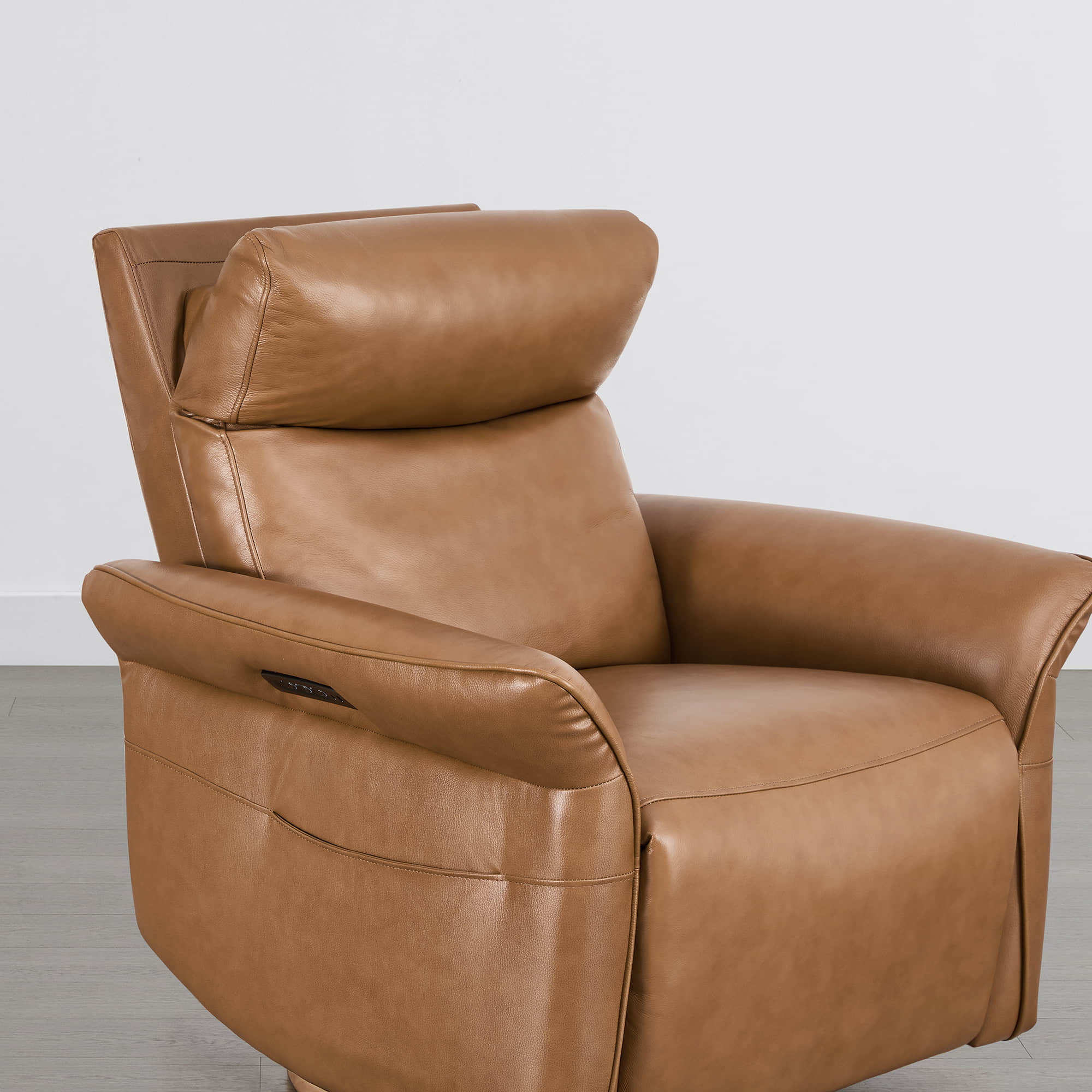 Vinca Power Swivel Nursery Glider Recliner with Power Lumbar & Headrest - Image 92