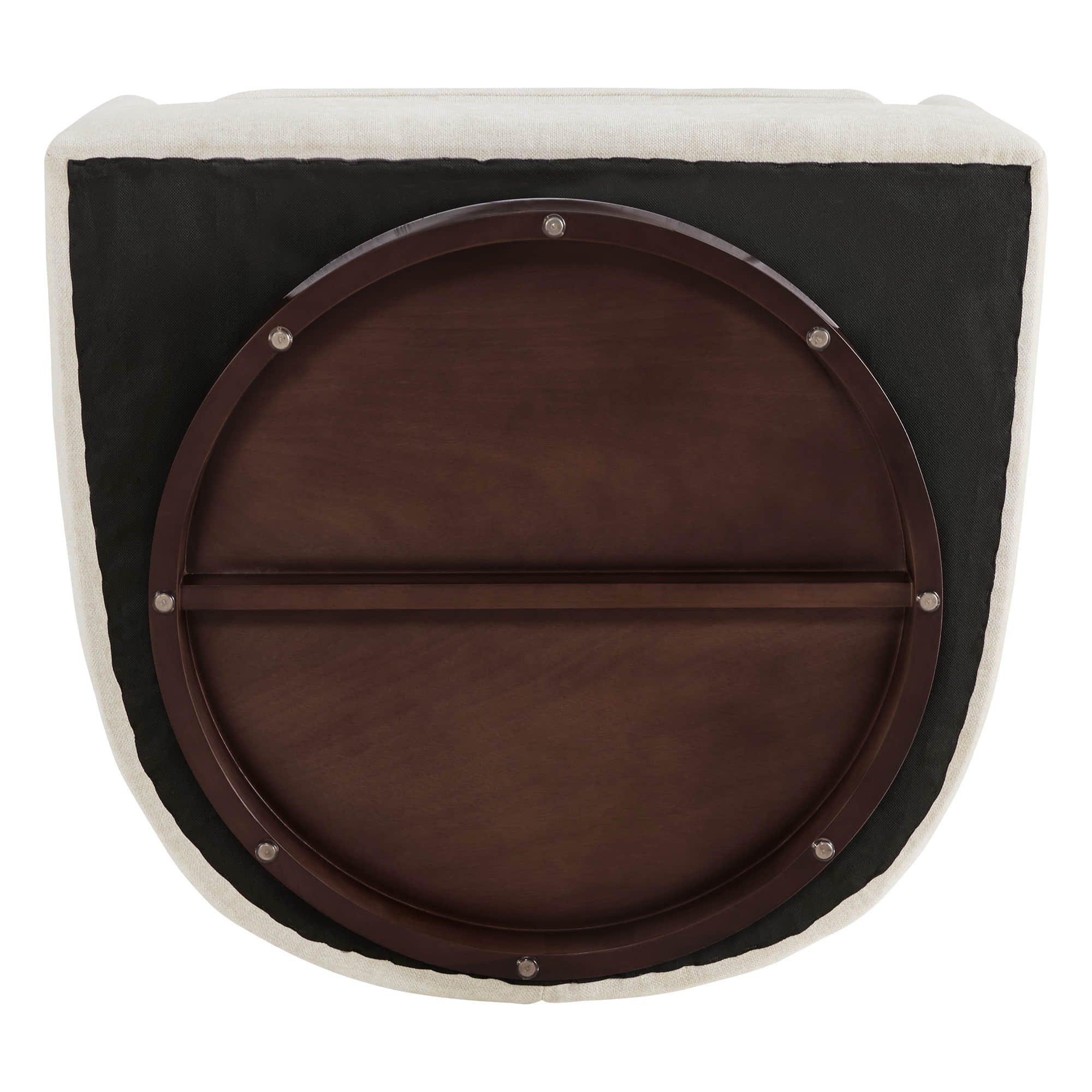 Wren Modern Swivel Accent Chair with Back Cushion - Image 16