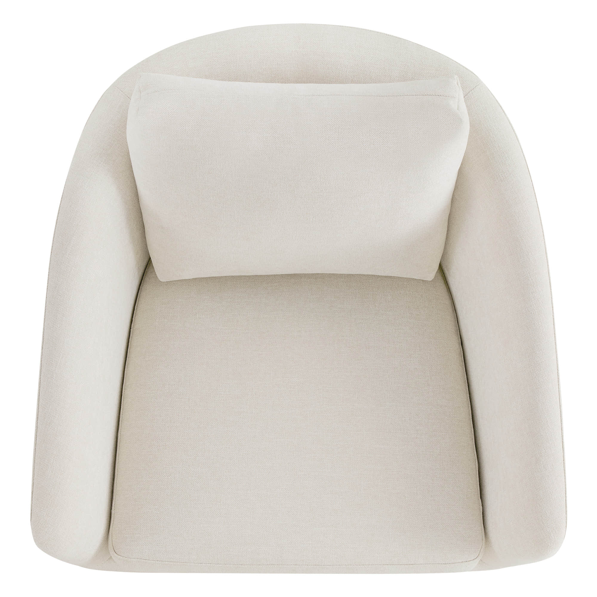 Wren Modern Swivel Accent Chair with Back Cushion - Image 17