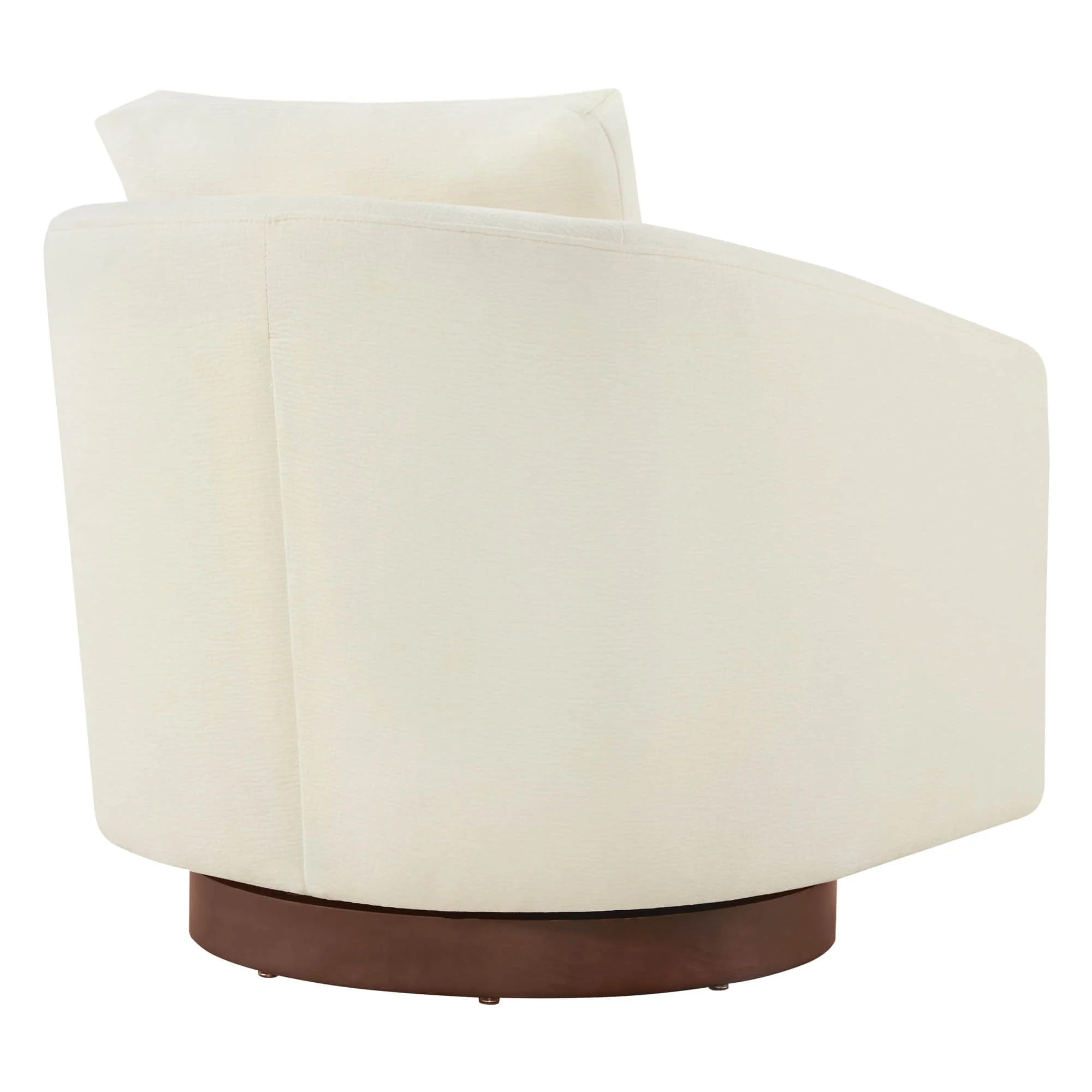 Wren Modern Swivel Accent Chair with Back Cushion - Image 18