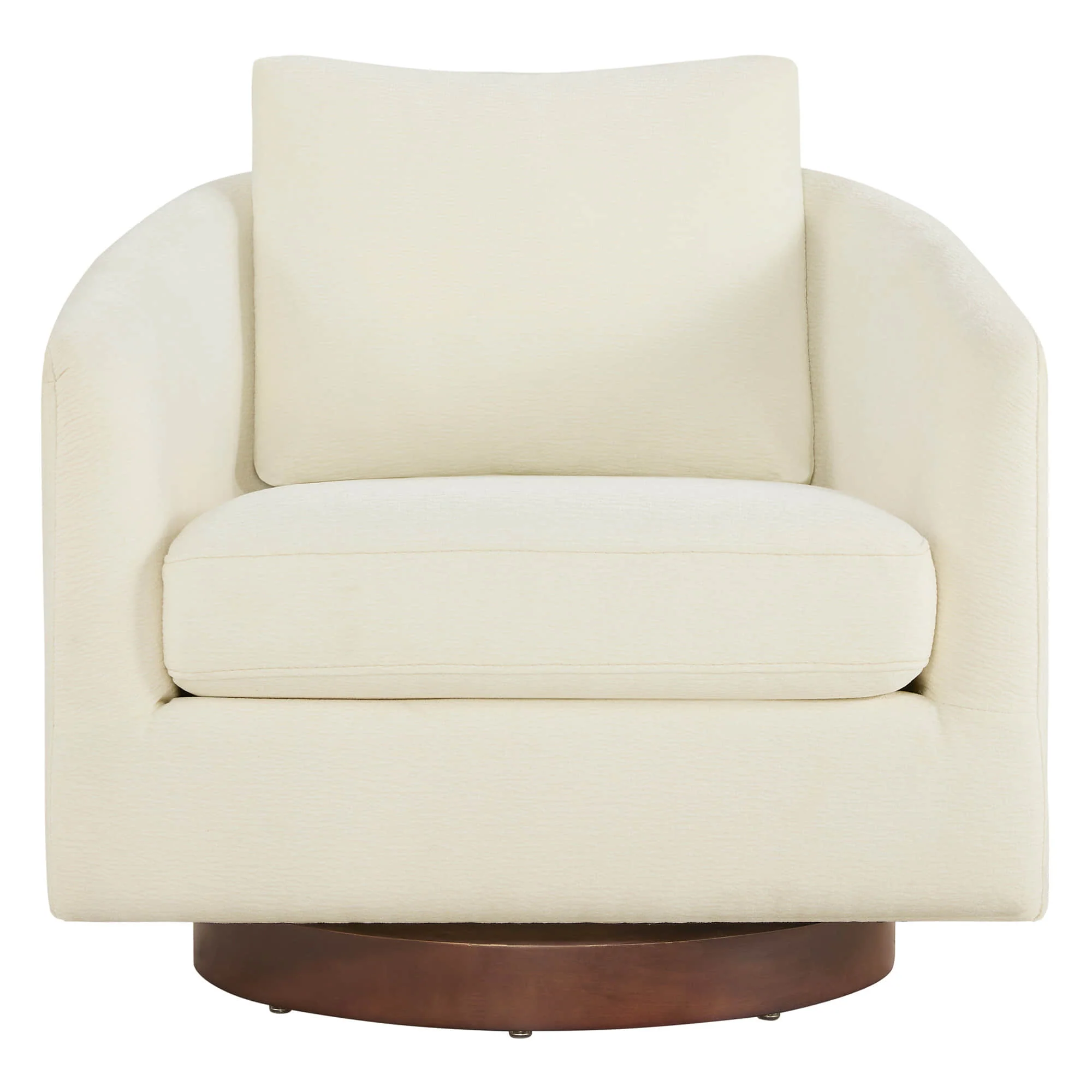 Wren Modern Swivel Accent Chair with Back Cushion - Image 20