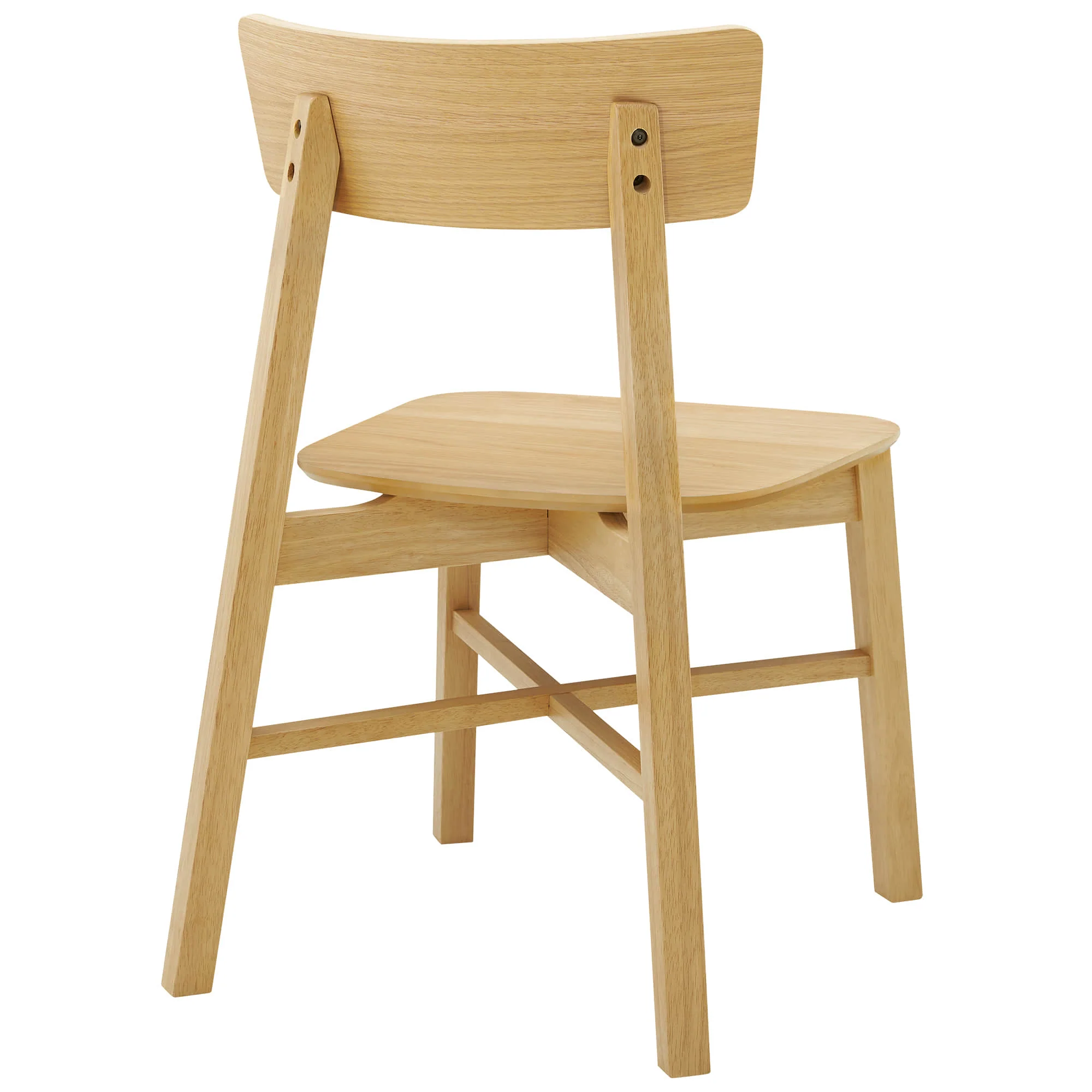 Wyatt Minimalist Wood Dining Chair - Image 13
