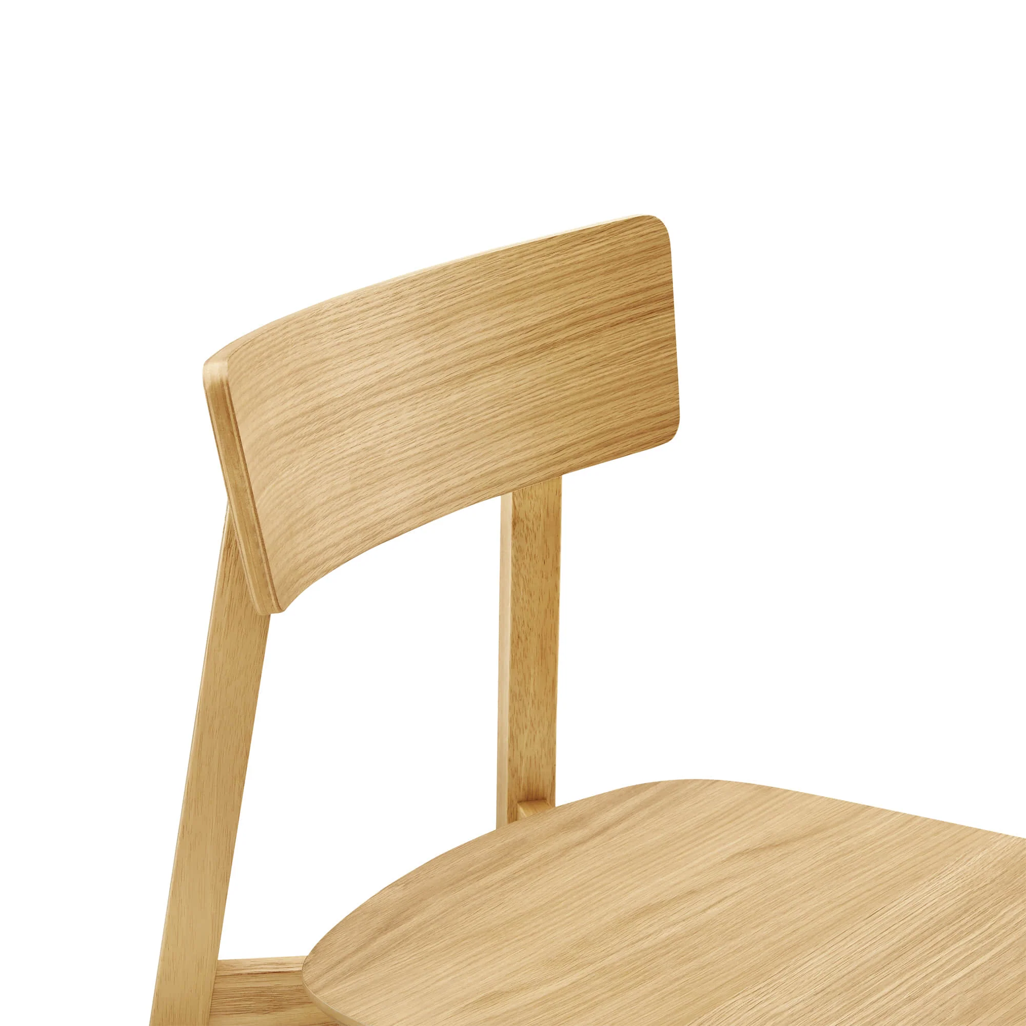 Wyatt Minimalist Wood Dining Chair - Image 17