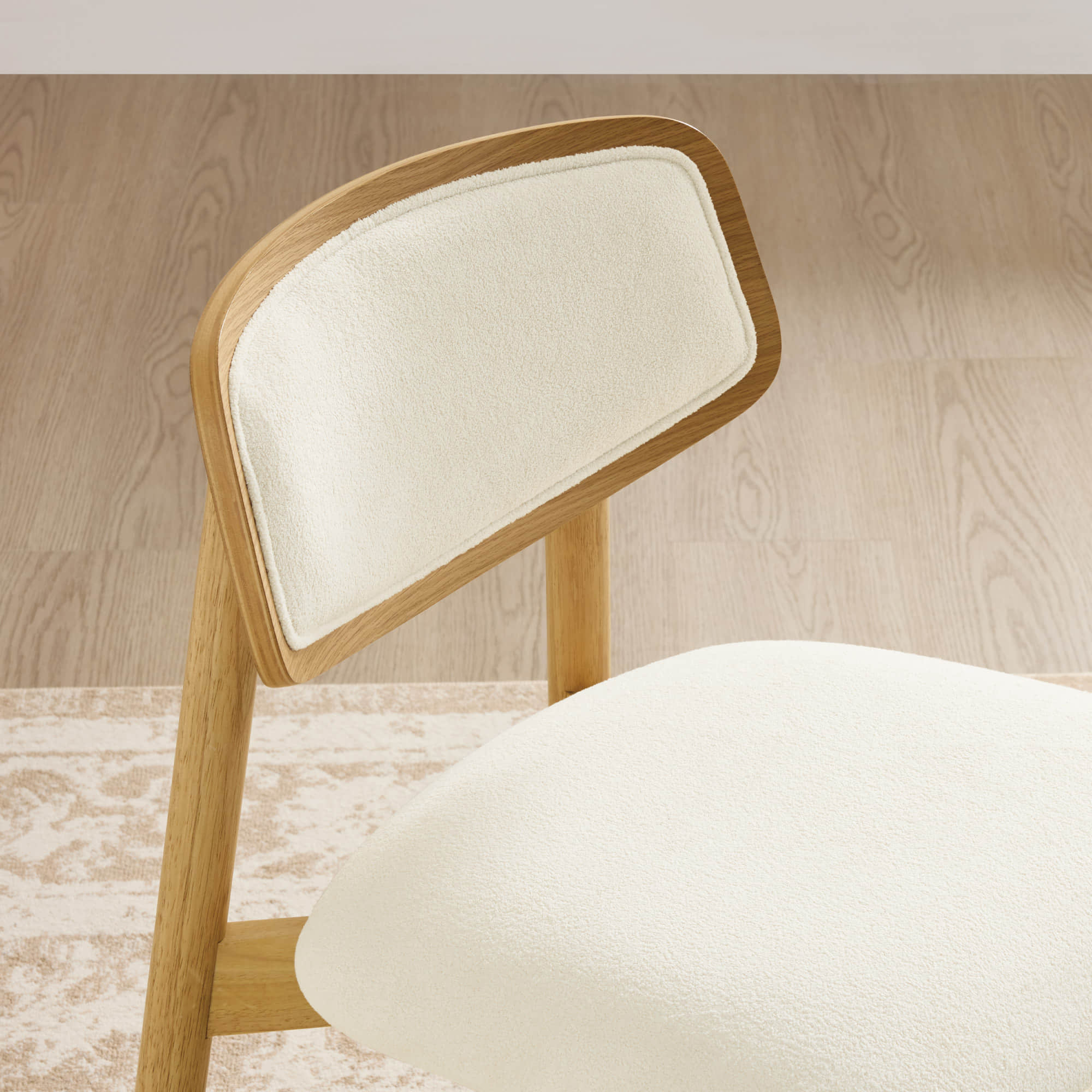 Wyatt Minimalist Wood Dining Chair - Image 47