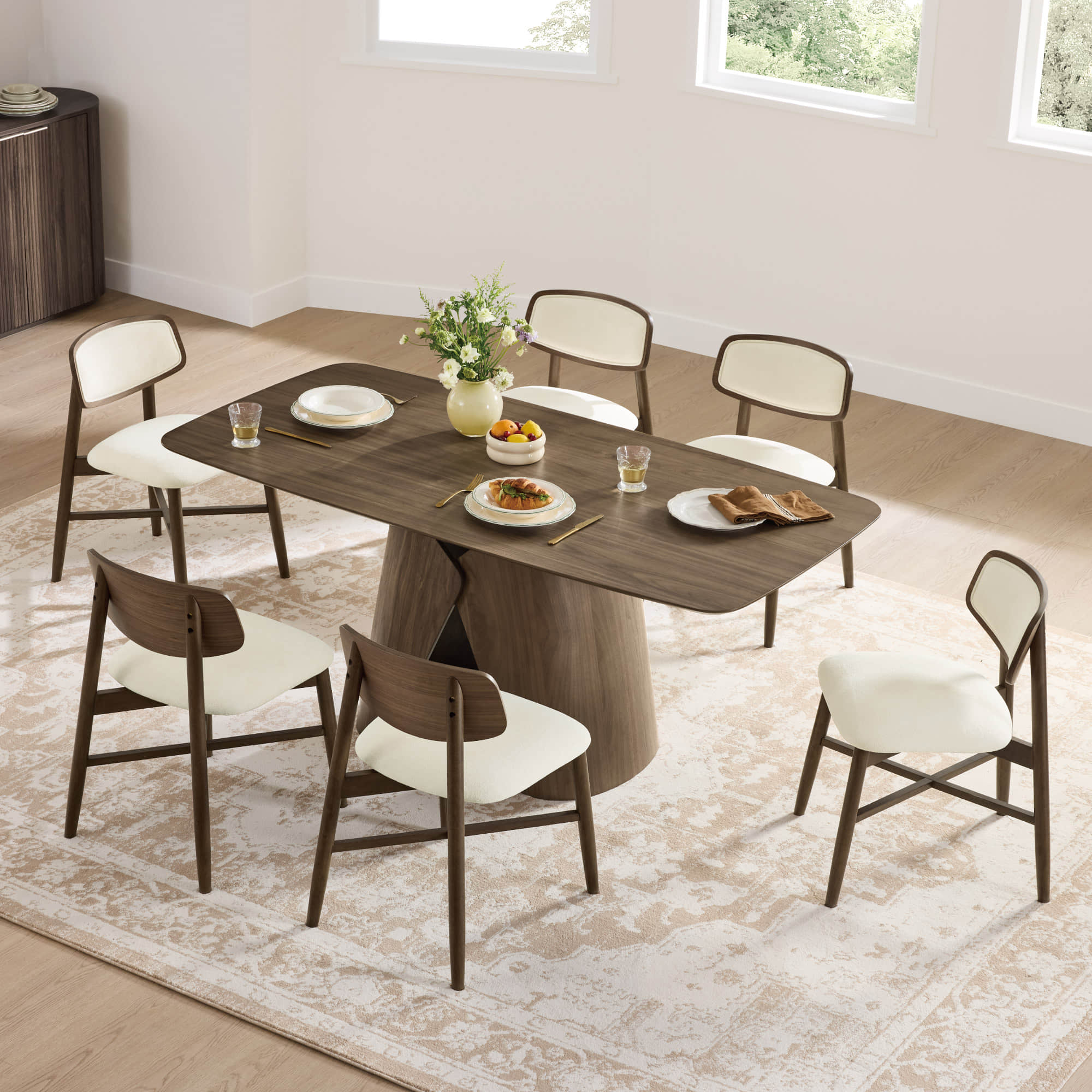 Wyatt Minimalist Wood Dining Chair - Image 51