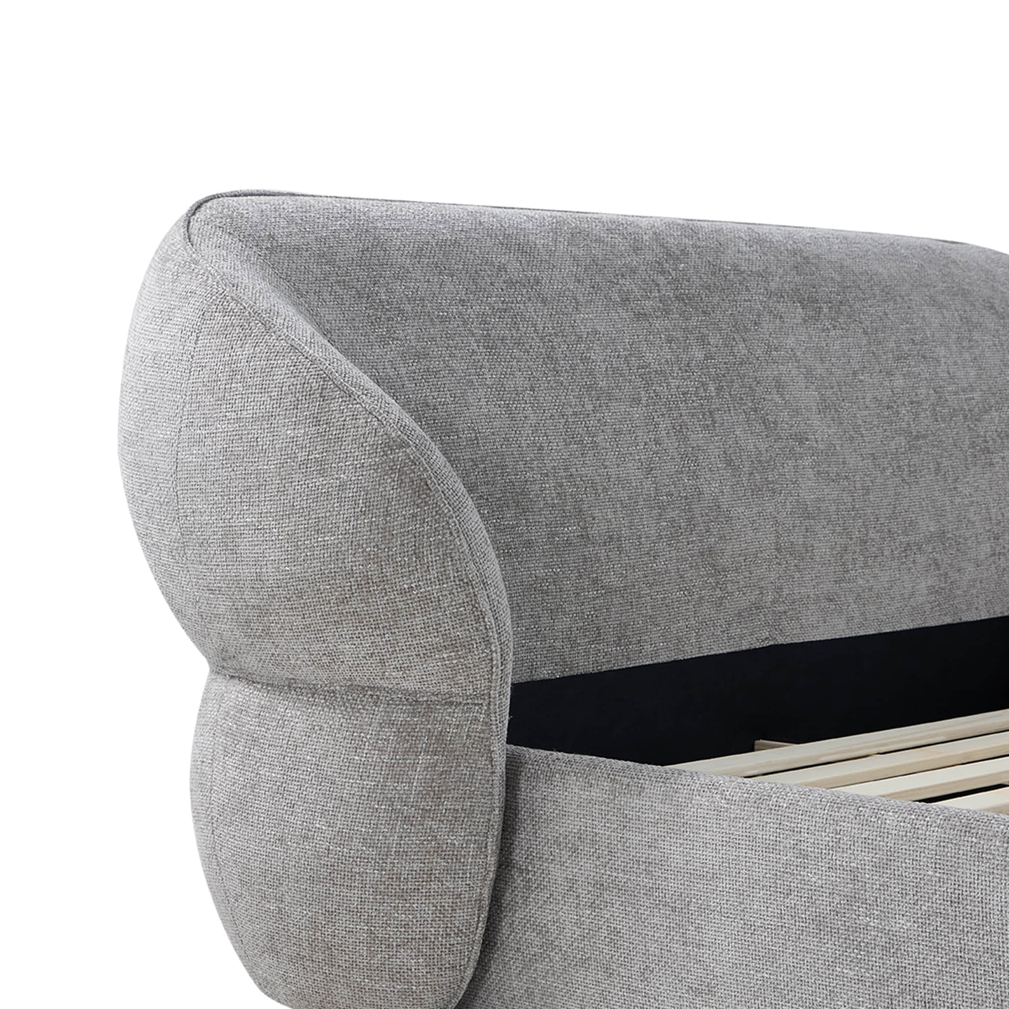 Zinnia Modern Design Curve Platform Bed - Image 13