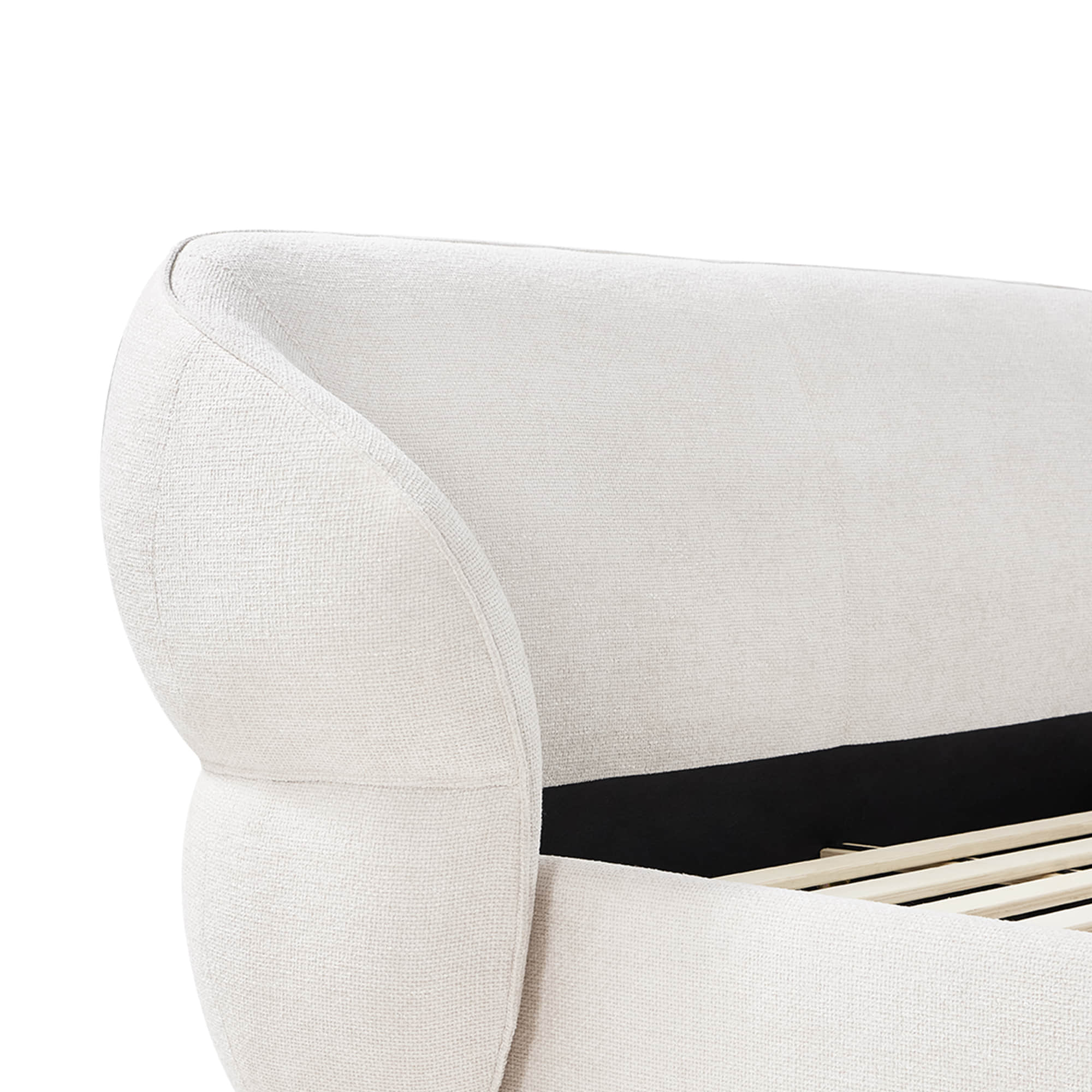 Zinnia Modern Design Curve Platform Bed - Image 20